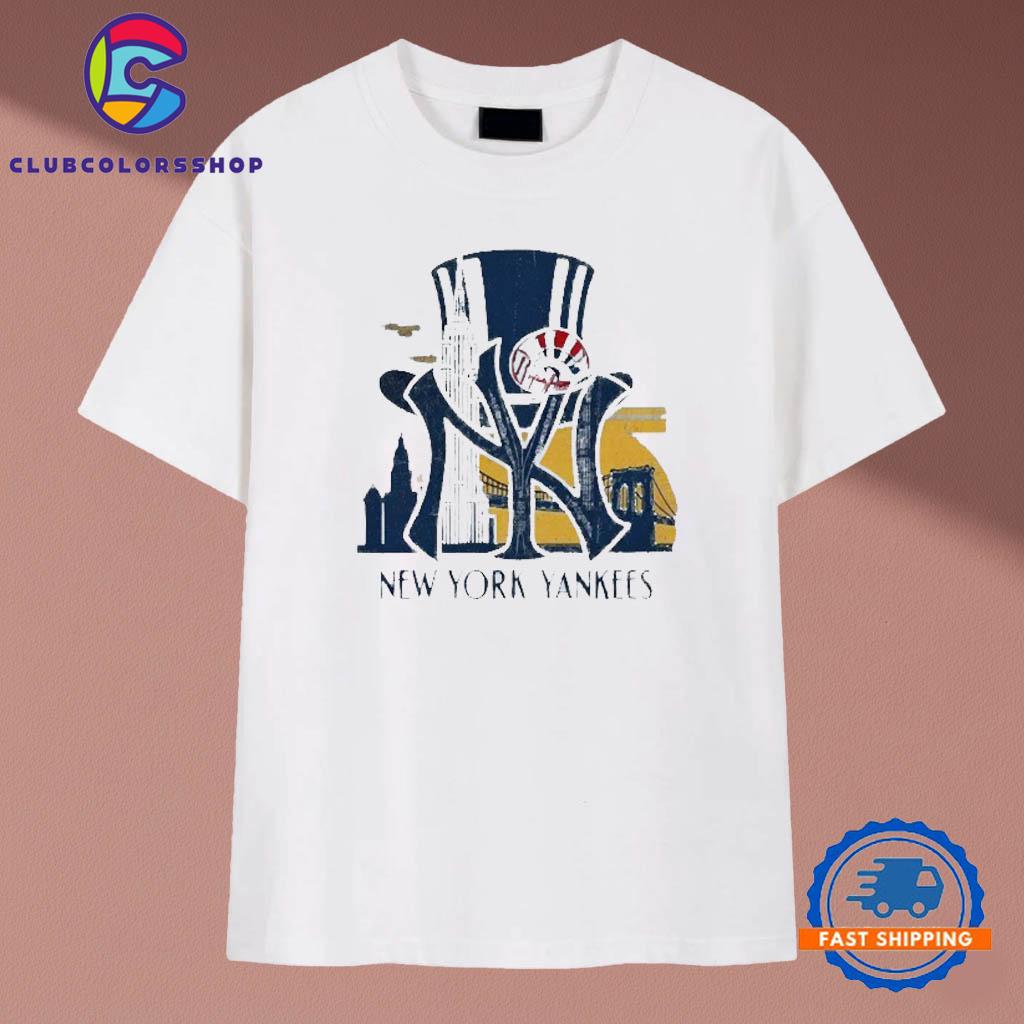 New York Yankees Uncle Sam hat skyline T-Shirts