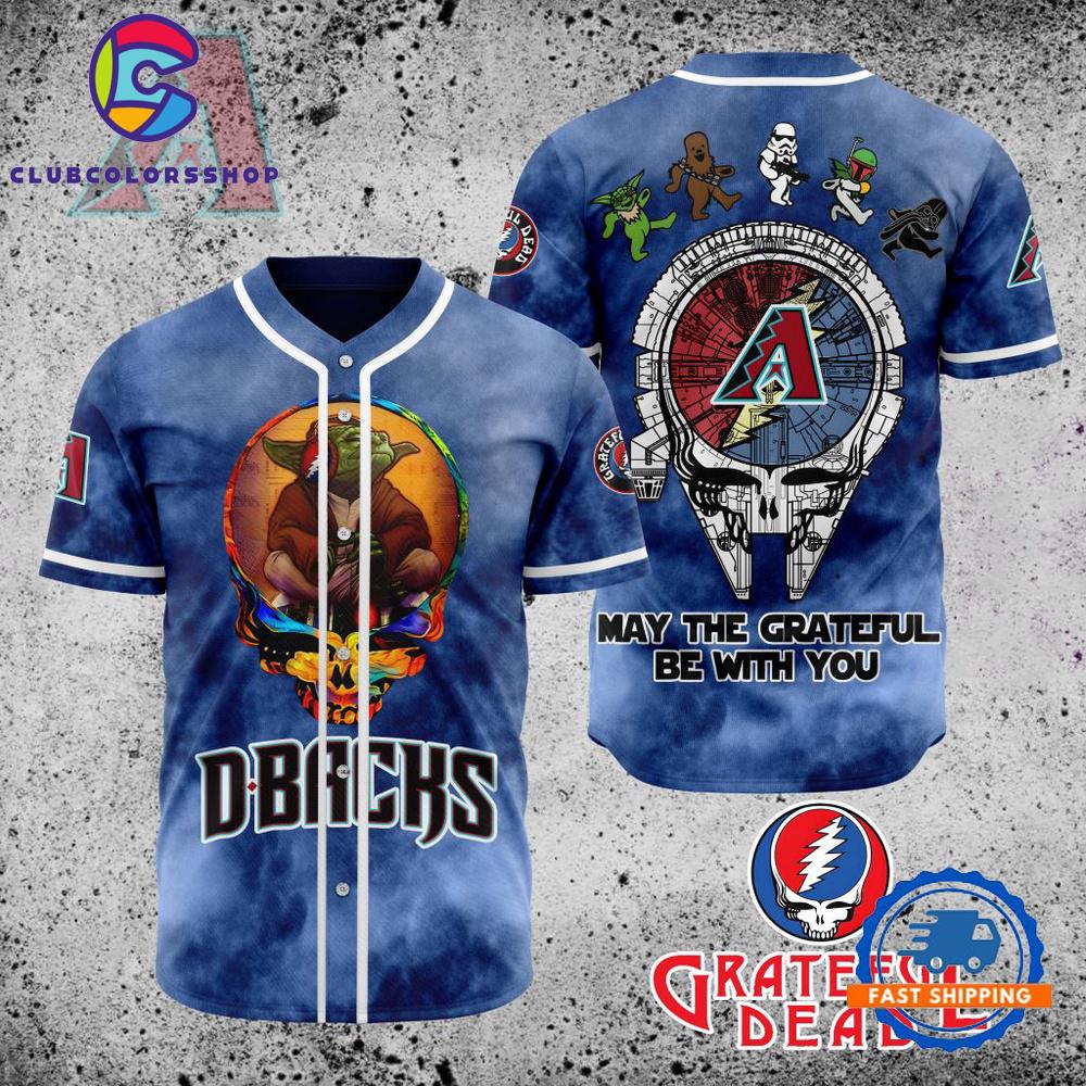 MLB Arizona Diamondbacks Grateful Dead Baseball Jersey
