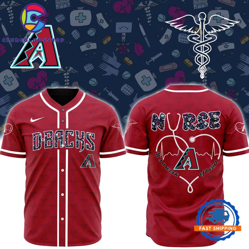 MLB Arizona Diamondbacks Happy International Nurses Day Baseball Jersey