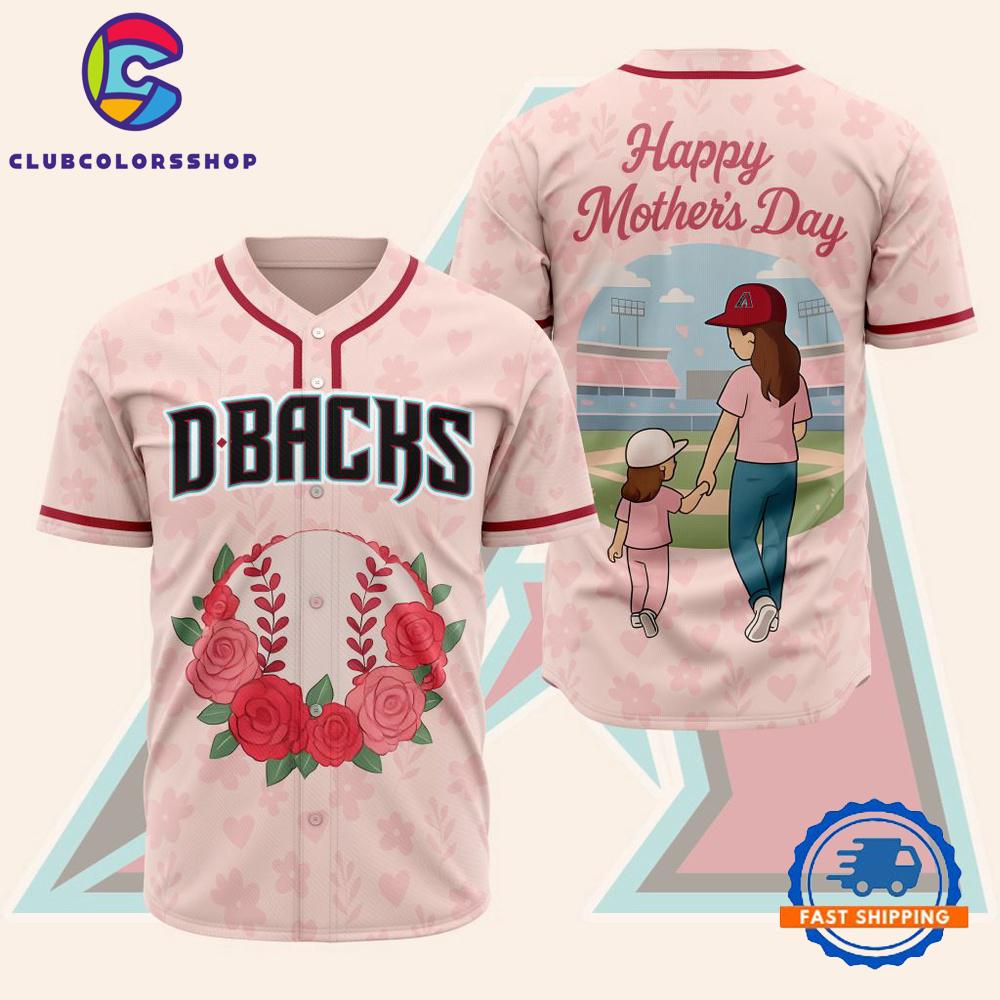 MLB Arizona Diamondbacks Happy Mother’s Day Baseball Jersey
