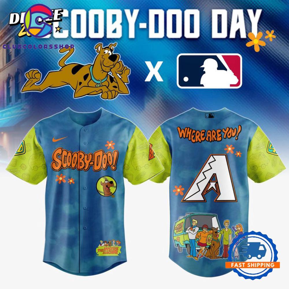 MLB Arizona Diamondbacks Scooby-Doo Baseball Jersey