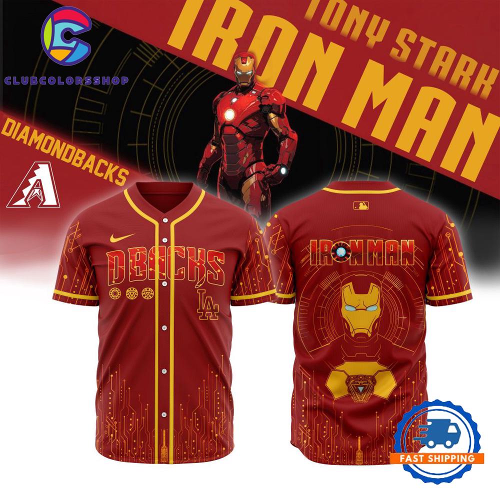MLB Arizona Diamondbacks x Iron Man Baseball Jersey