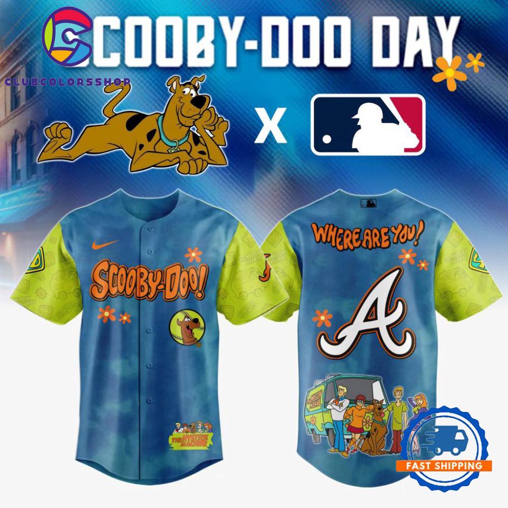 MLB Atlanta Braves Scooby-Doo Baseball Jersey