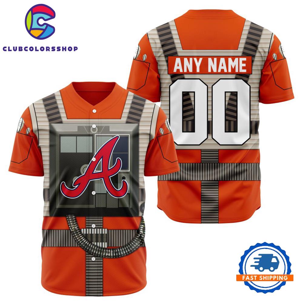 MLB Atlanta Braves Special Star Wars Rebel Pilot Baseball Jersey