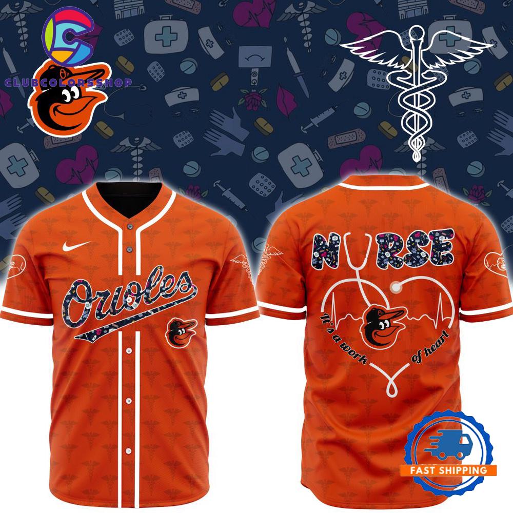 MLB Baltimore Orioles Happy International Nurses Day Baseball Jersey