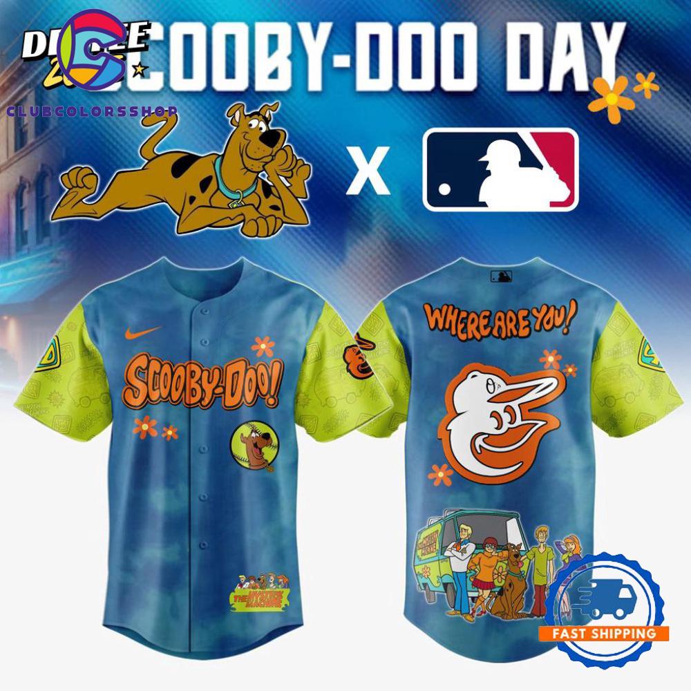 MLB Baltimore Orioles Scooby-Doo Baseball Jersey