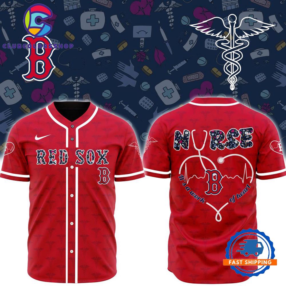 MLB Boston Red Sox Happy International Nurses Day Baseball Jersey