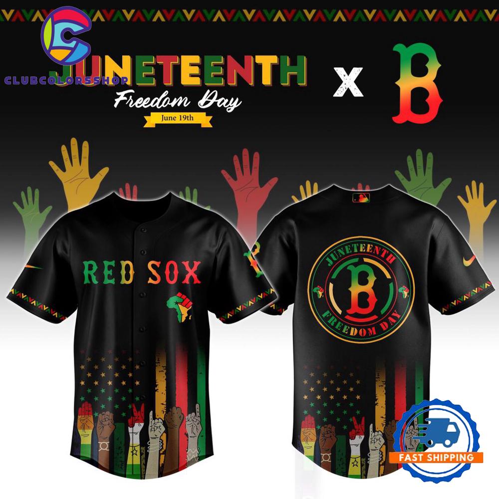 MLB Boston Red Sox Juneteenth Freedom Day Baseball Jersey