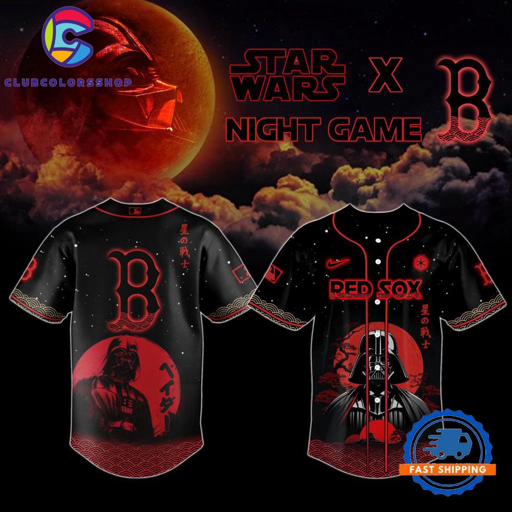 MLB Boston Red Sox x Star Wars Design Baseball Jersey