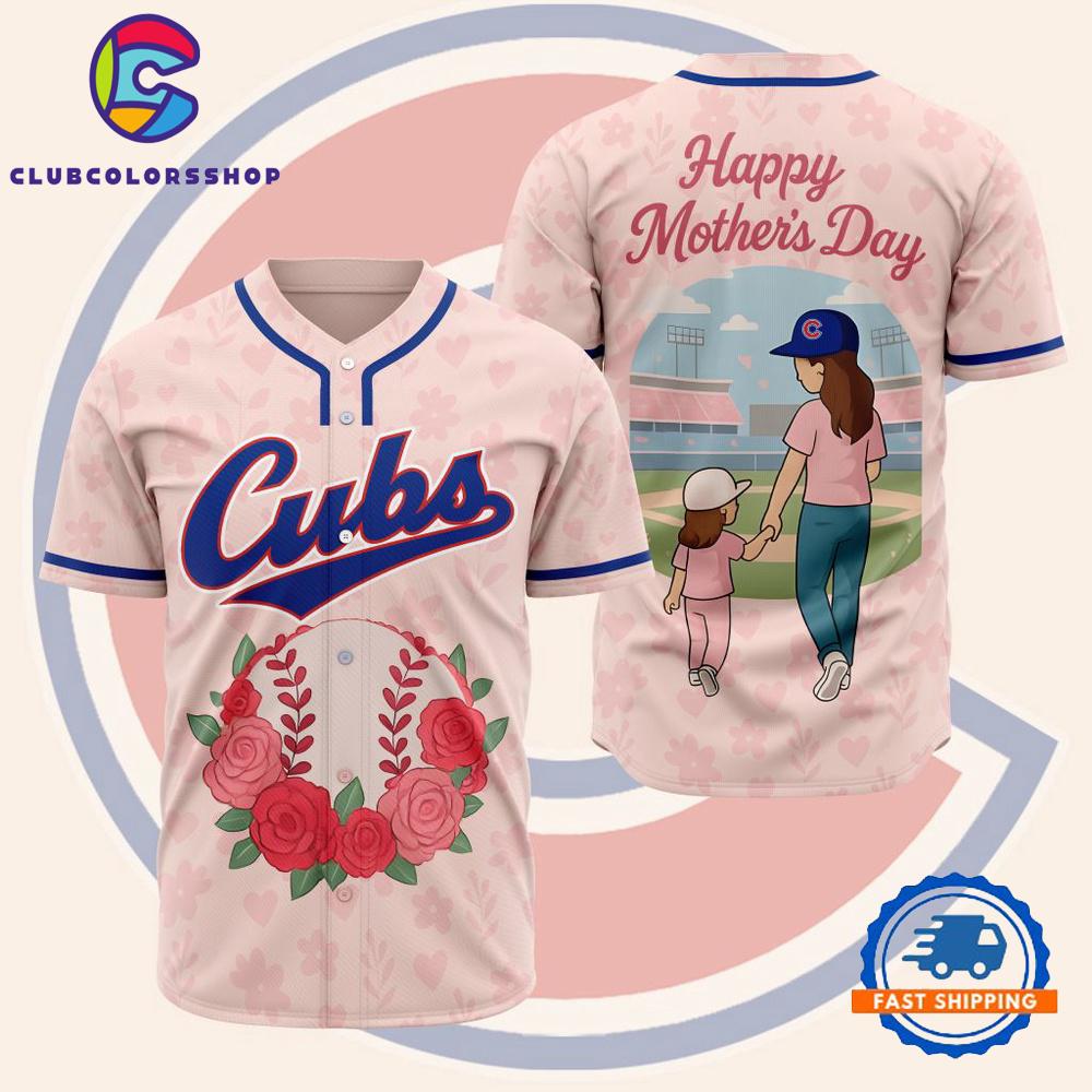 MLB Chicago Cubs Happy Mother’s Day Baseball Jersey