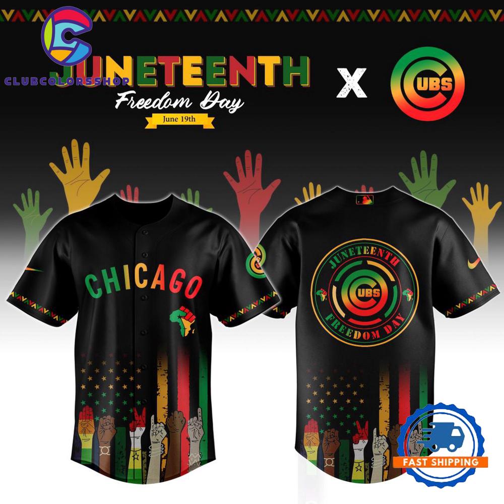 MLB Chicago Cubs Juneteenth Freedom Day Baseball Jersey