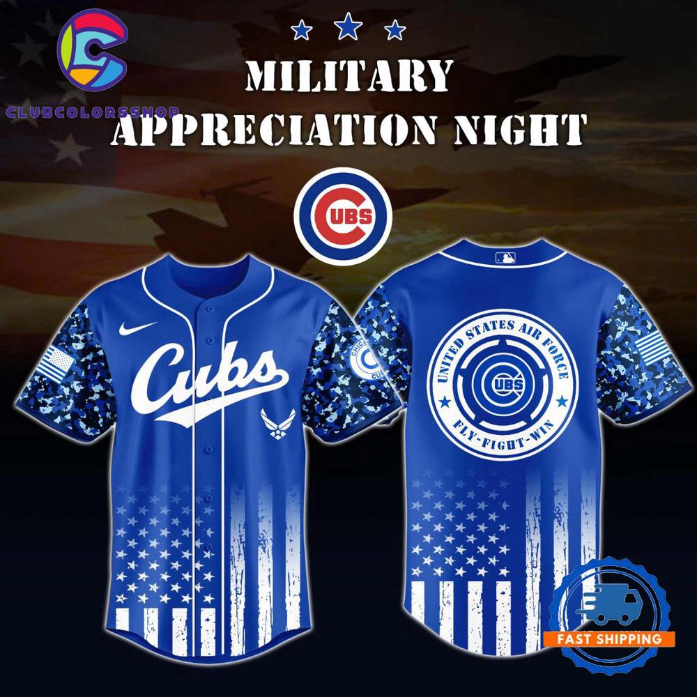 MLB Chicago Cubs US Air Force Military Appreciation Baseball Jersey