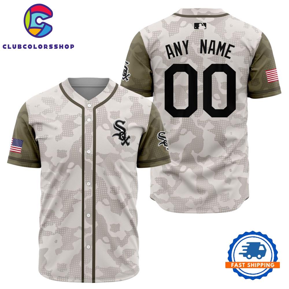 MLB Chicago White Sox Armed Forces Day Design Baseball Jersey