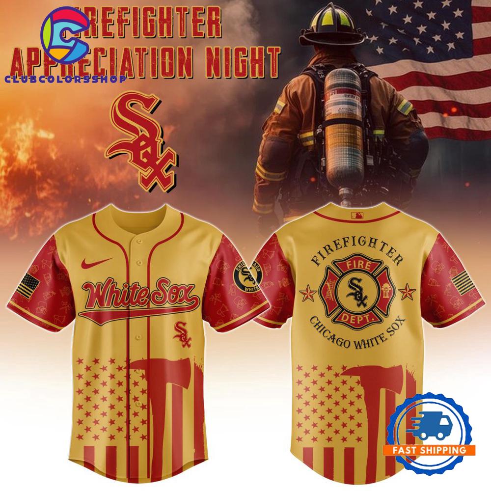 MLB Chicago White Sox Firefighter Appreciation Baseball Jersey