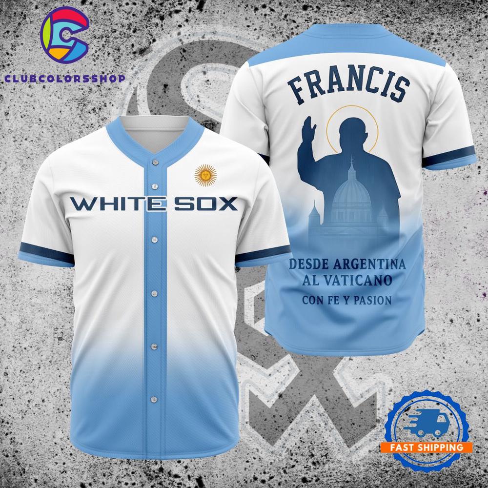 MLB Chicago White Sox Pray For Pope Francis Baseball Jersey