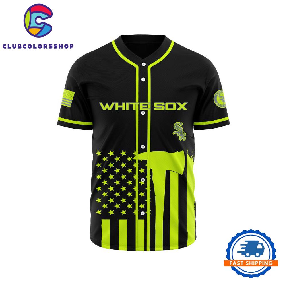 MLB Chicago White Sox Special Firefighter Design Baseball Jersey