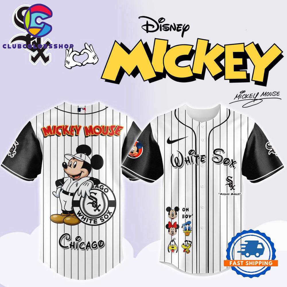 MLB Chicago White Sox x Mickey Mouse And Friends Baseball Jersey
