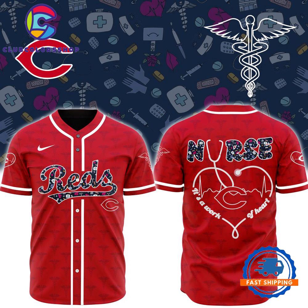 MLB Cincinnati Reds Happy International Nurses Day Baseball Jersey