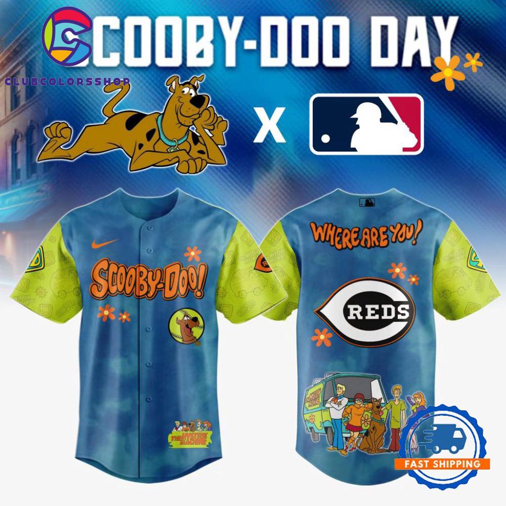 MLB Cincinnati Reds Scooby-Doo Baseball Jersey