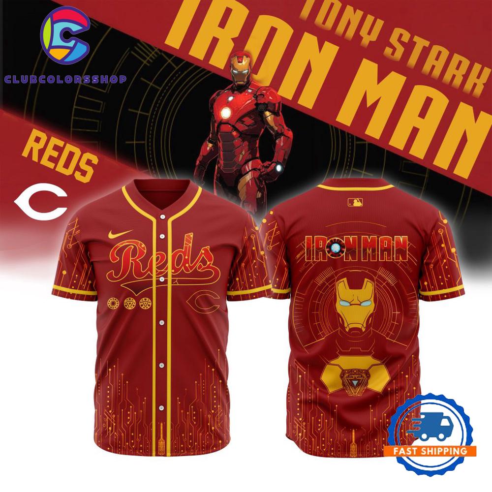 MLB Cincinnati Reds x Iron Man Baseball Jersey
