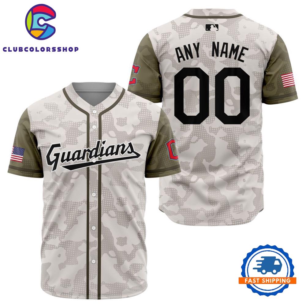 MLB Cleveland Guardians Armed Forces Day Design Baseball Jersey
