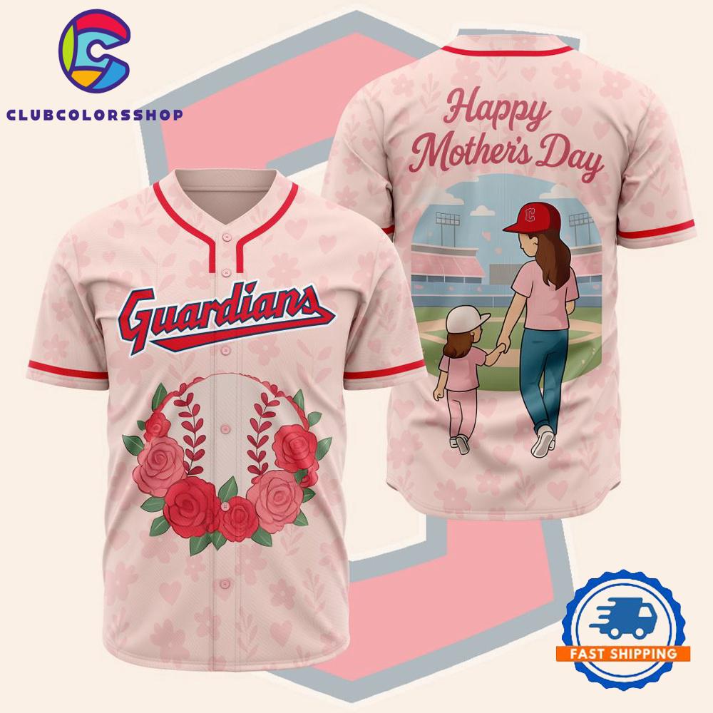 MLB Cleveland Guardians Happy Mother’s Day Baseball Jersey