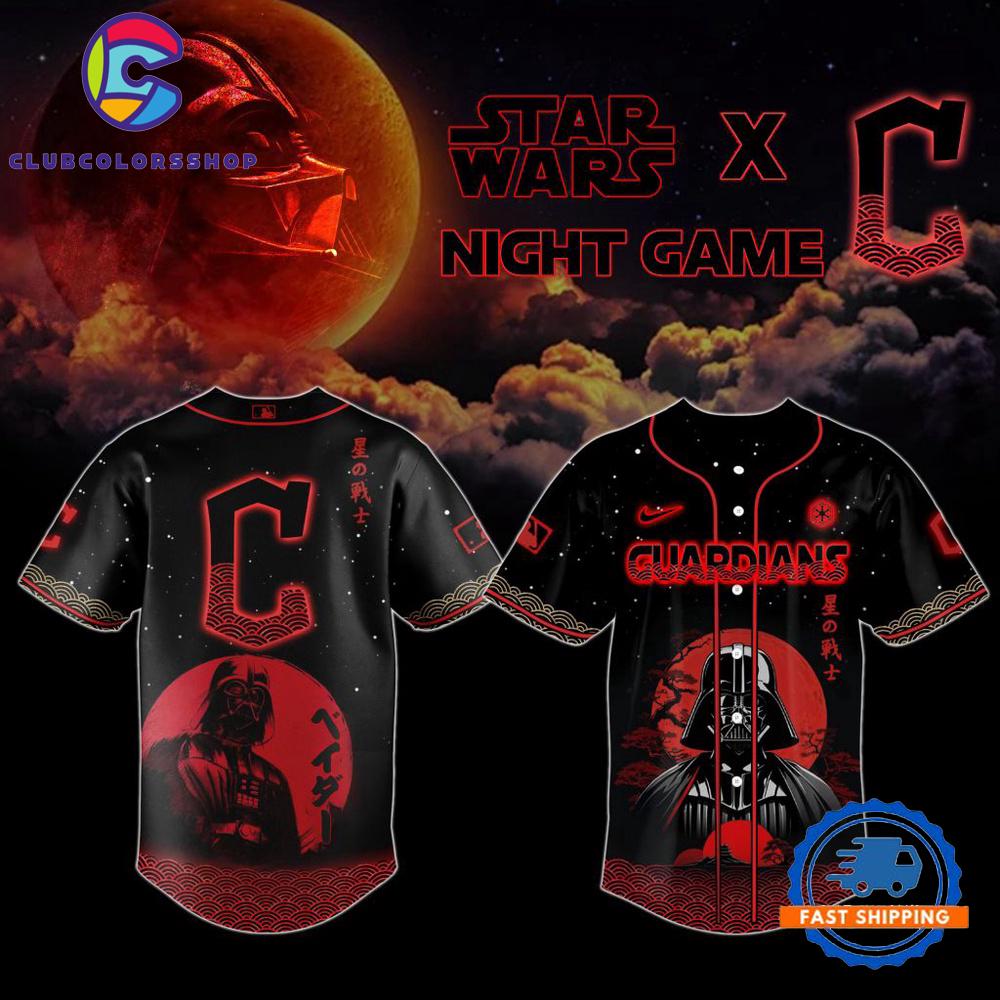 MLB Cleveland Guardians x Star Wars Design Baseball Jersey