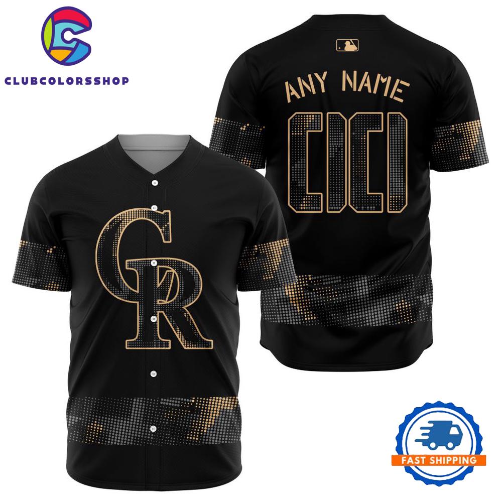 MLB Colorado Rockies Armed Forces Day Design Baseball Jersey