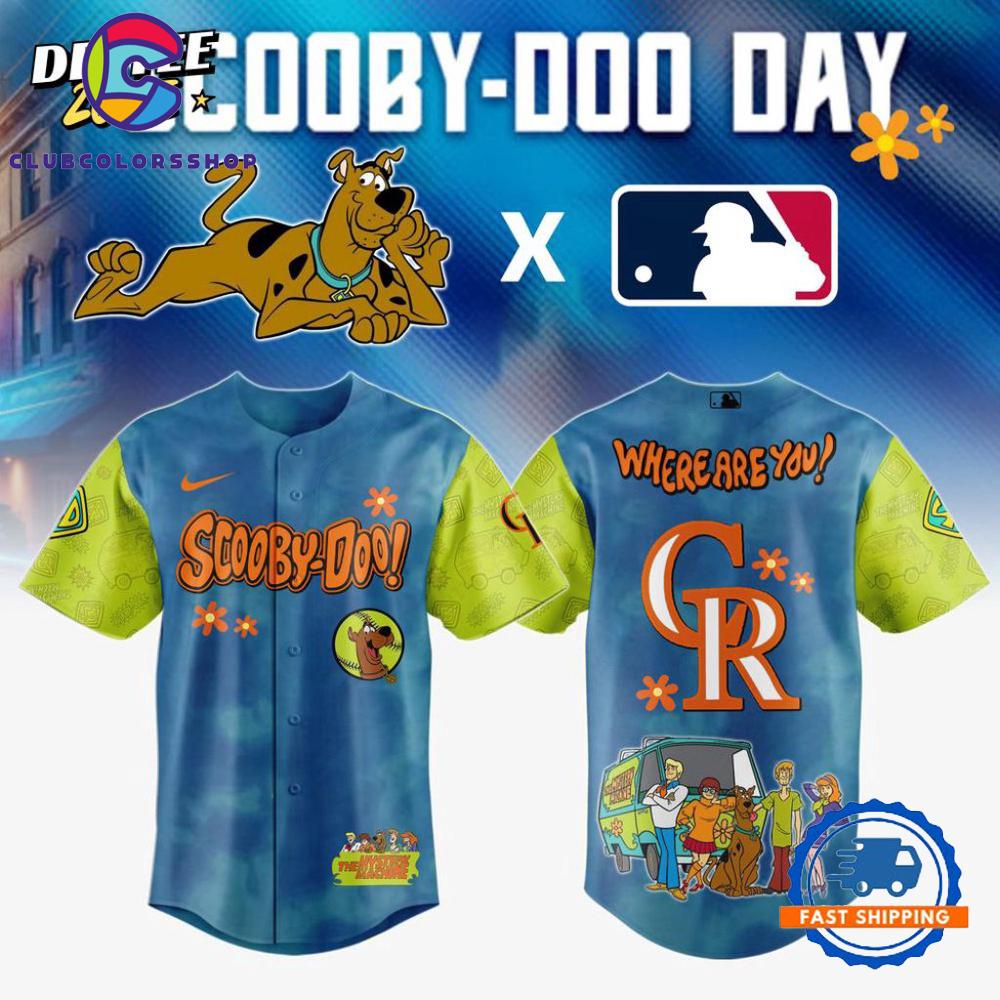 MLB Colorado Rockies Scooby-Doo Baseball Jersey