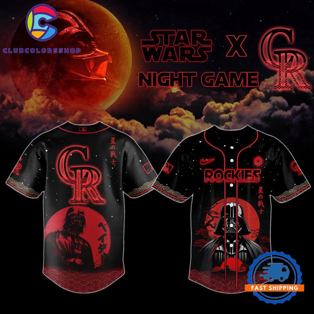 MLB Colorado Rockies x Star Wars Design Baseball Jersey