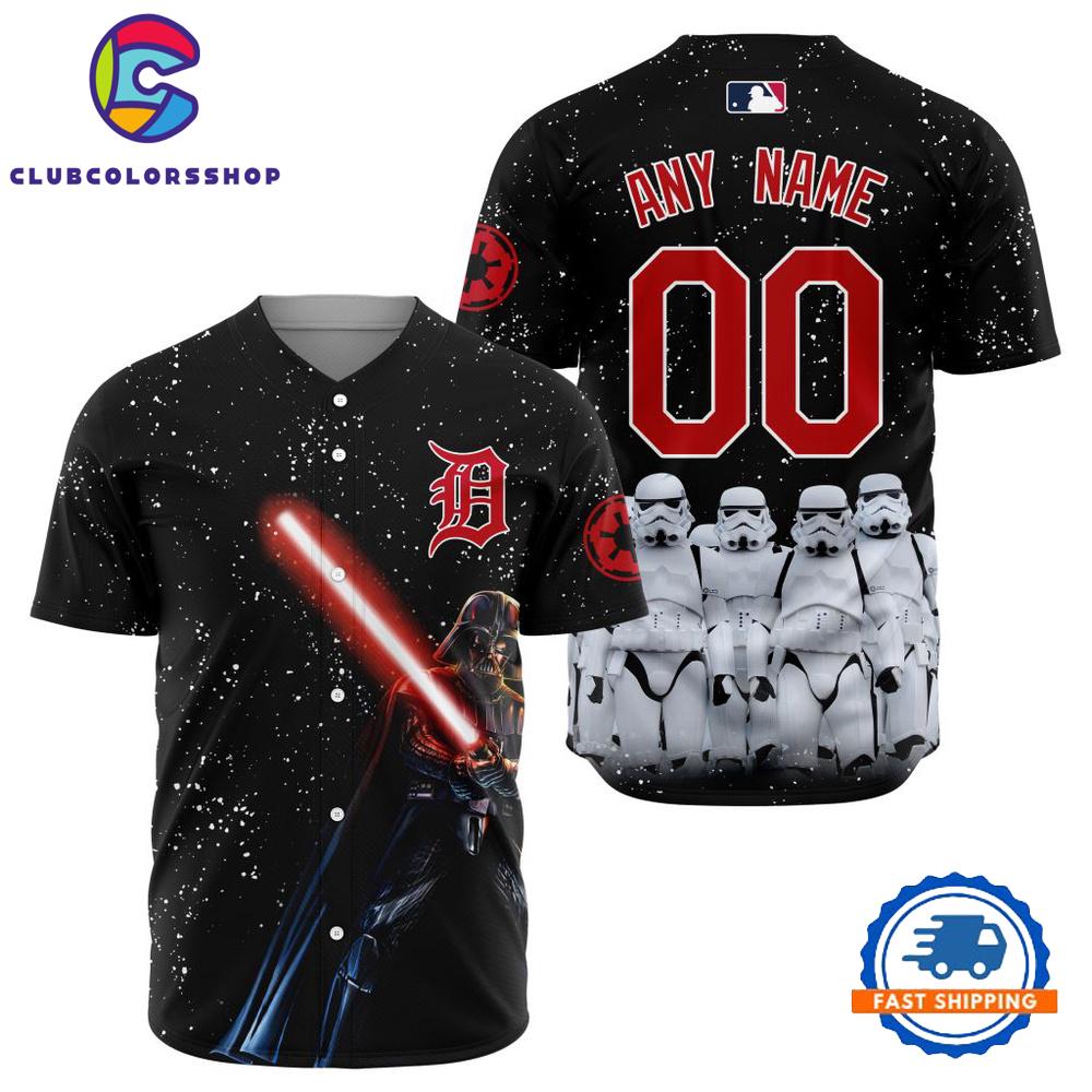 MLB Detroit Tigers Special Star Wars Design Baseball Jersey