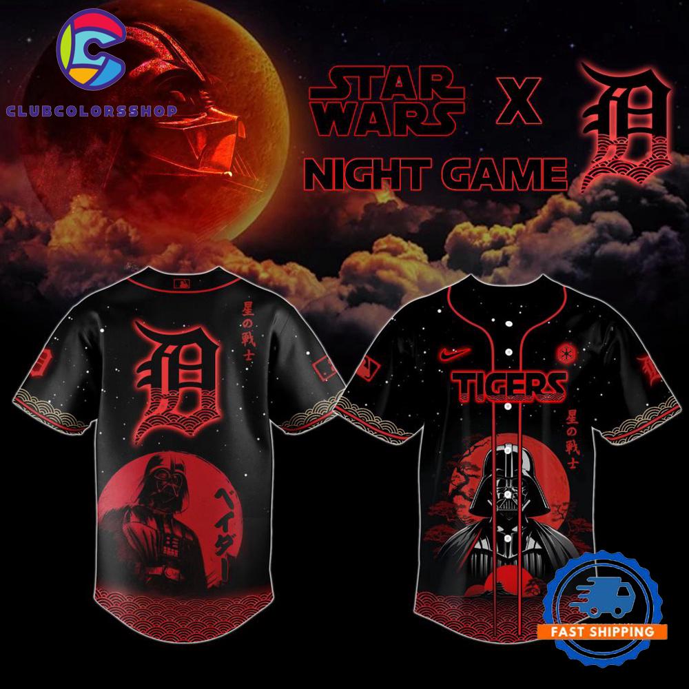MLB Detroit Tigers x Star Wars Design Baseball Jersey