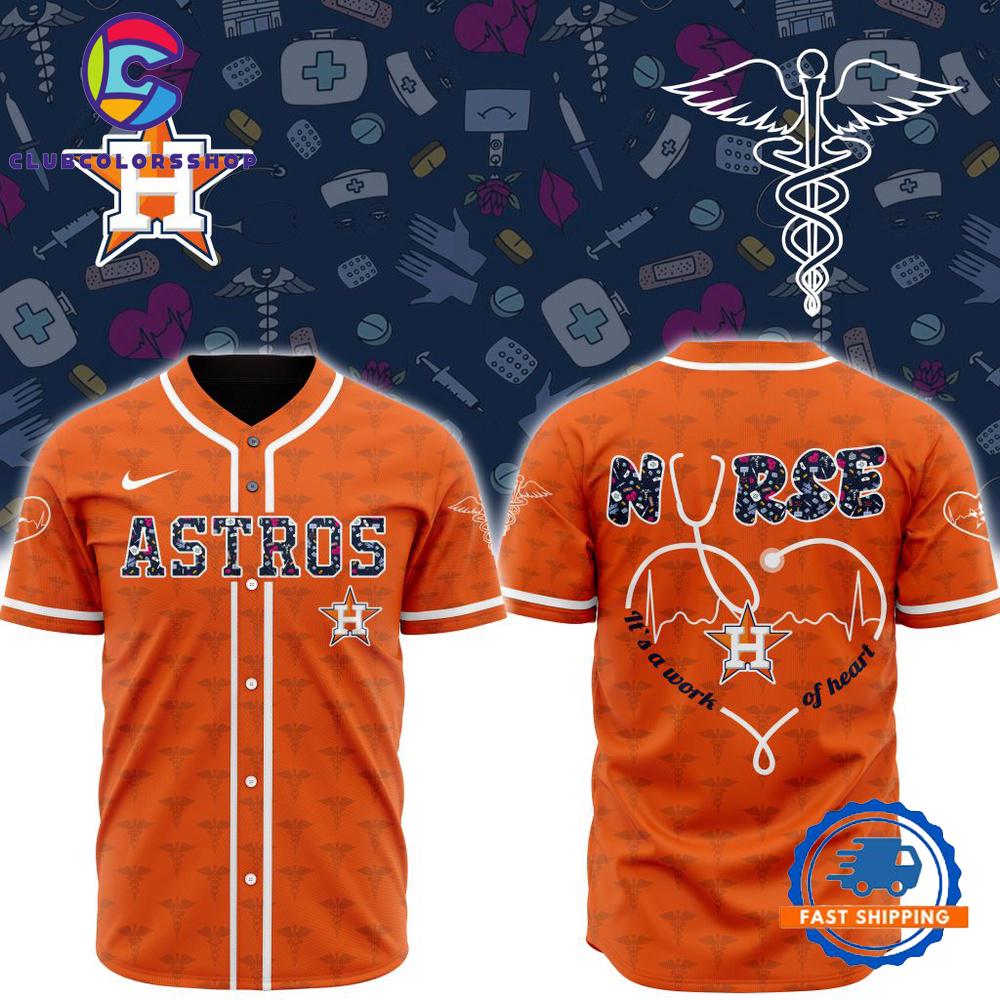 MLB Houston Astros Happy International Nurses Day Baseball Jersey