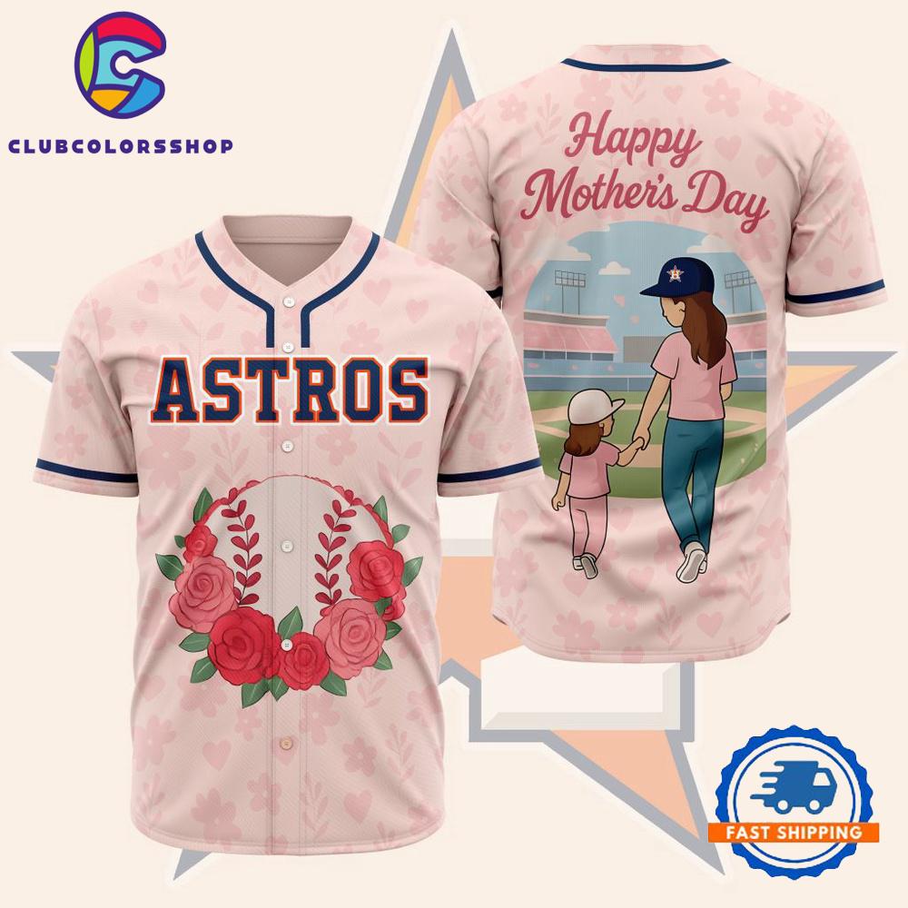 MLB Houston Astros Happy Mother’s Day Baseball Jersey