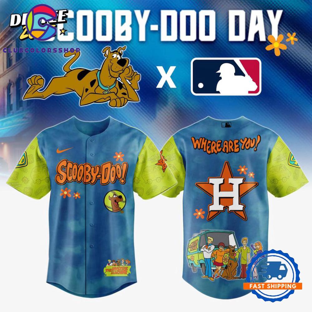 MLB Houston Astros Scooby-Doo Baseball Jersey