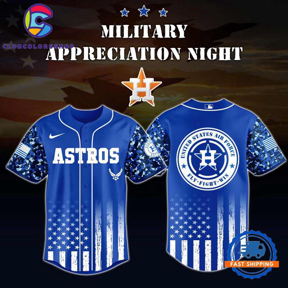 MLB Houston Astros US Air Force Military Appreciation Baseball Jersey