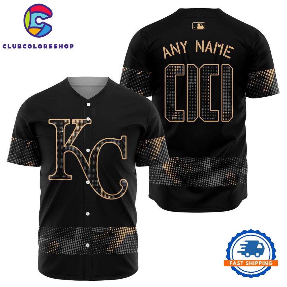 MLB Kansas City Royals Armed Forces Day Design Baseball Jersey