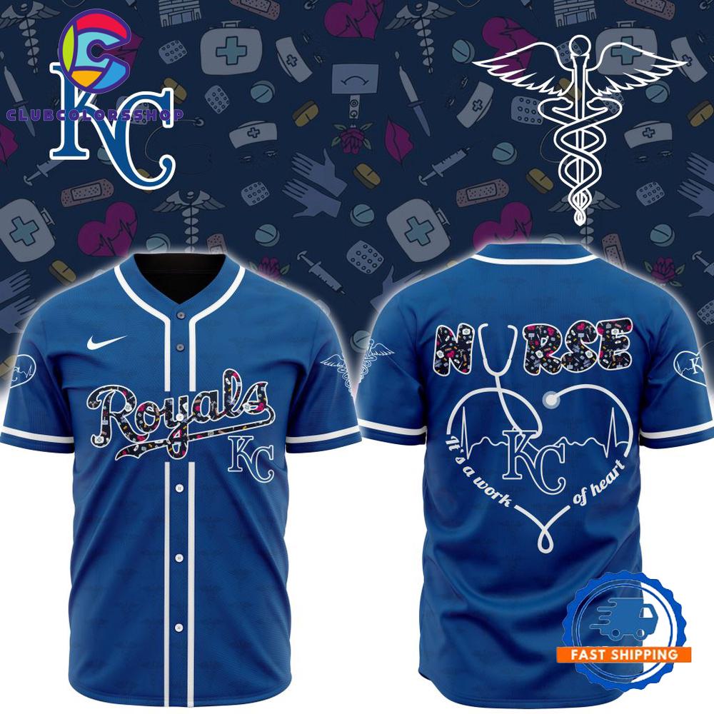 MLB Kansas City Royals Happy International Nurses Day Baseball Jersey