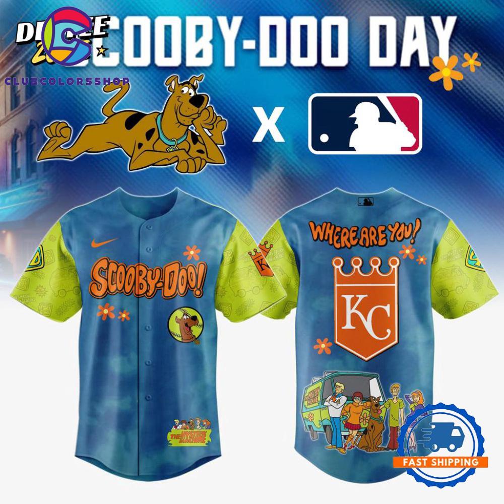 MLB Kansas City Royals Scooby-Doo Baseball Jersey