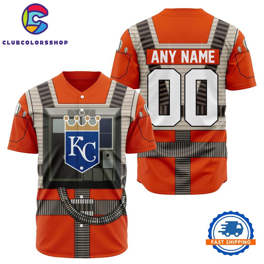 MLB Kansas City Royals Special Star Wars Rebel Pilot Baseball Jersey