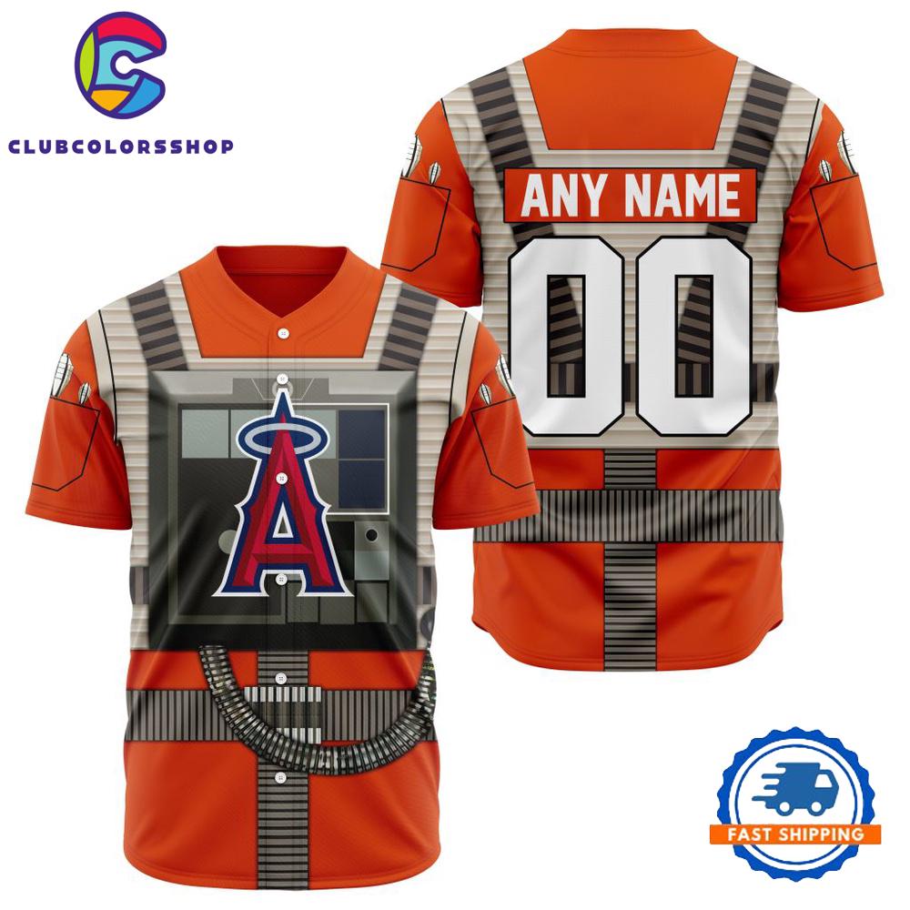 MLB Los Angeles Angels Special Star Wars Rebel Pilot Baseball Jersey