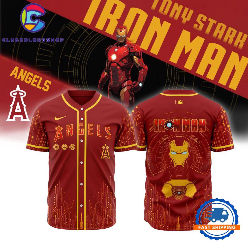 MLB Los Angeles Angels x Iron Man Baseball Jersey
