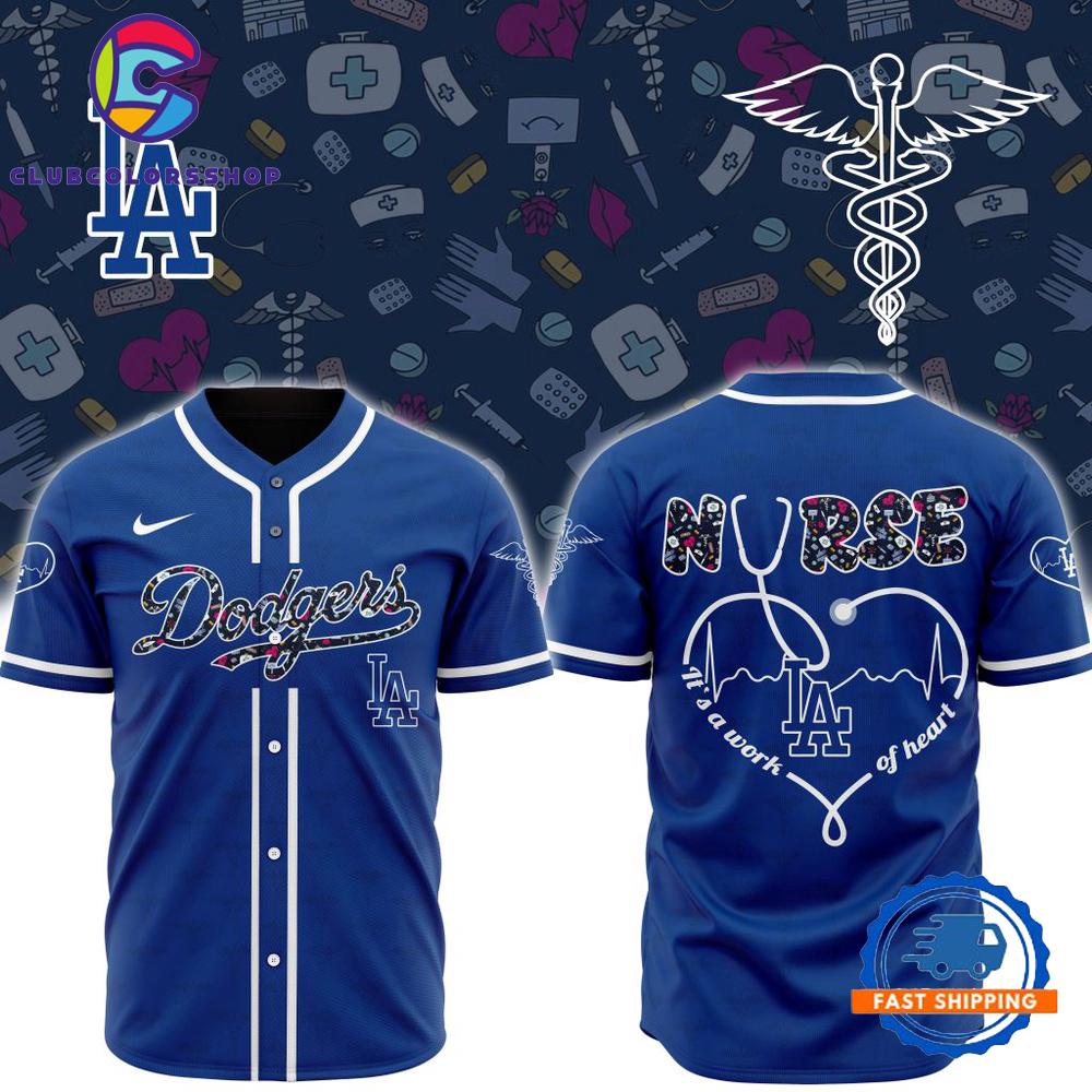 MLB Los Angeles Dodgers Happy International Nurses Day Baseball Jersey