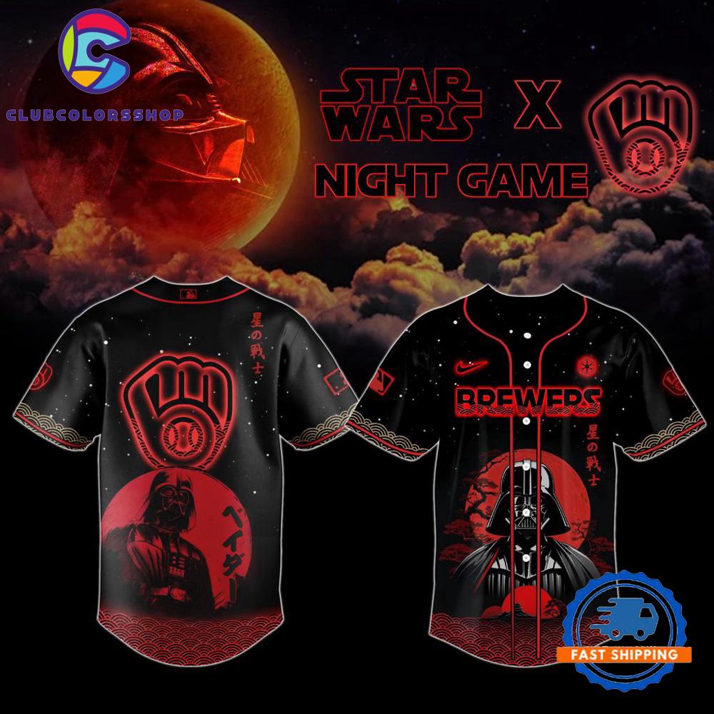 MLB Milwaukee Brewers x Star Wars Design Baseball Jersey