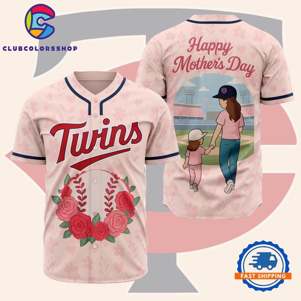 MLB Minnesota Twins Happy Mother’s Day Baseball Jersey