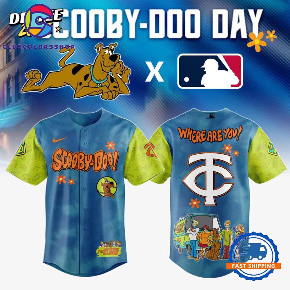 MLB Minnesota Twins Scooby-Doo Baseball Jersey