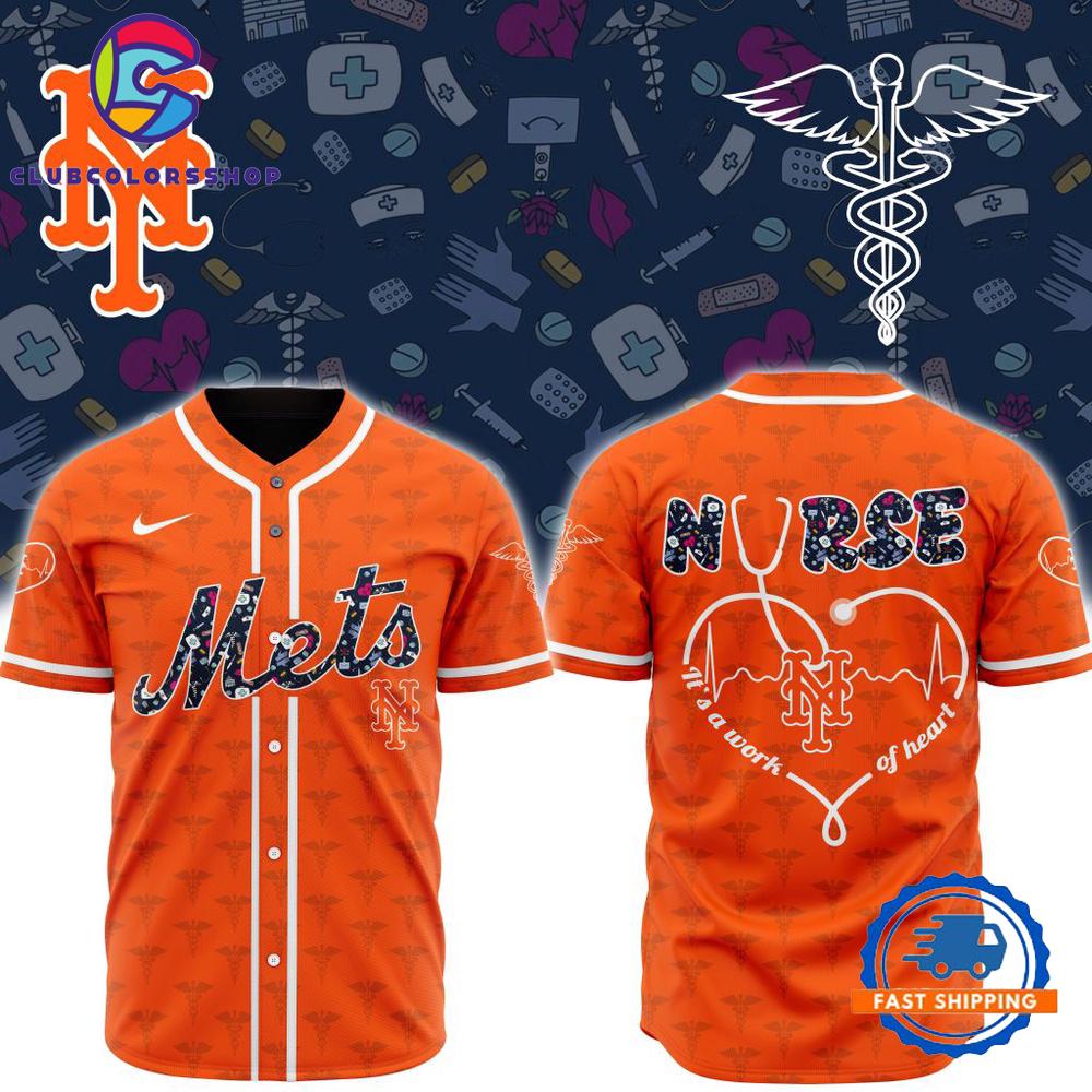 MLB New York Mets Happy International Nurses Day Baseball Jersey