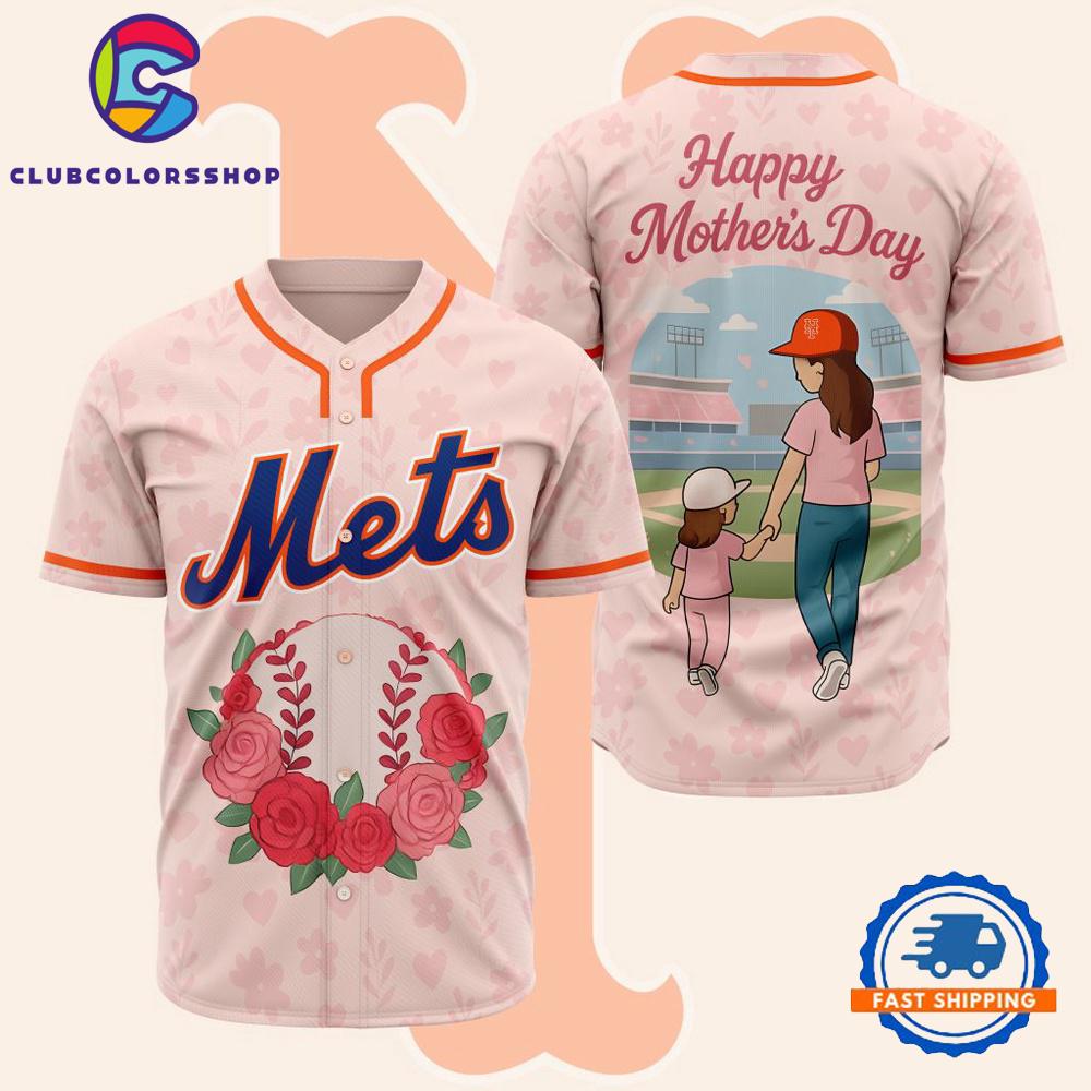 MLB New York Mets Happy Mother’s Day Baseball Jersey
