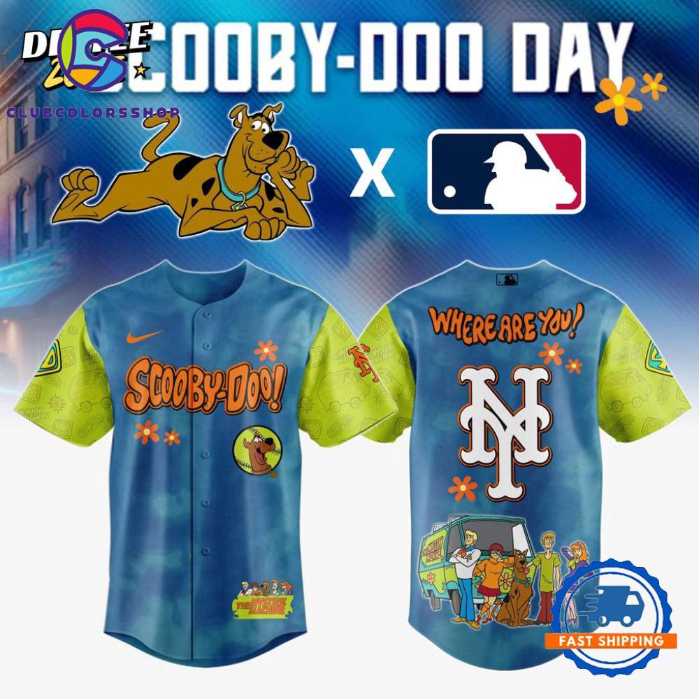 MLB New York Mets Scooby-Doo Baseball Jersey