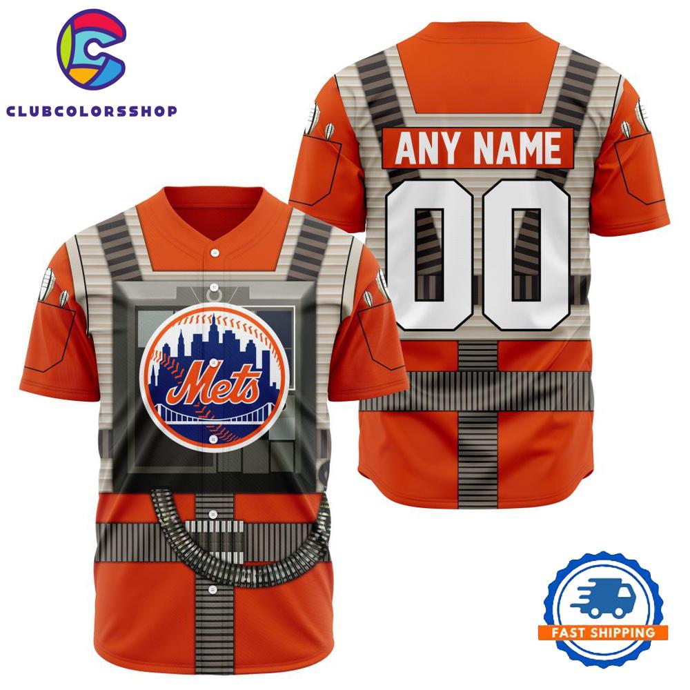 MLB New York Mets Special Star Wars Rebel Pilot Baseball Jersey